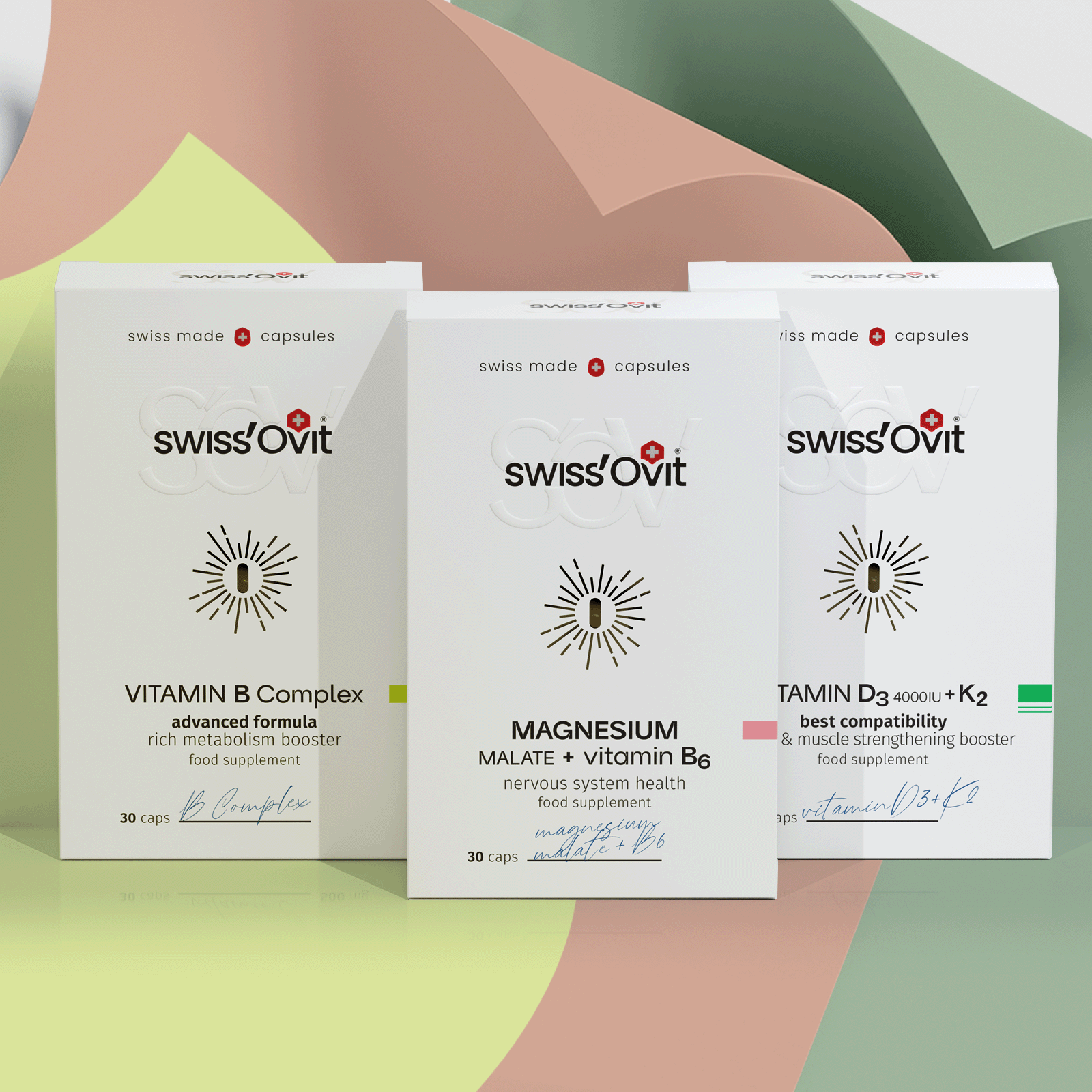 Energy Booster SET (Vitamin B‑Complex + Magnesium Malate + Vitamin D3+K2)