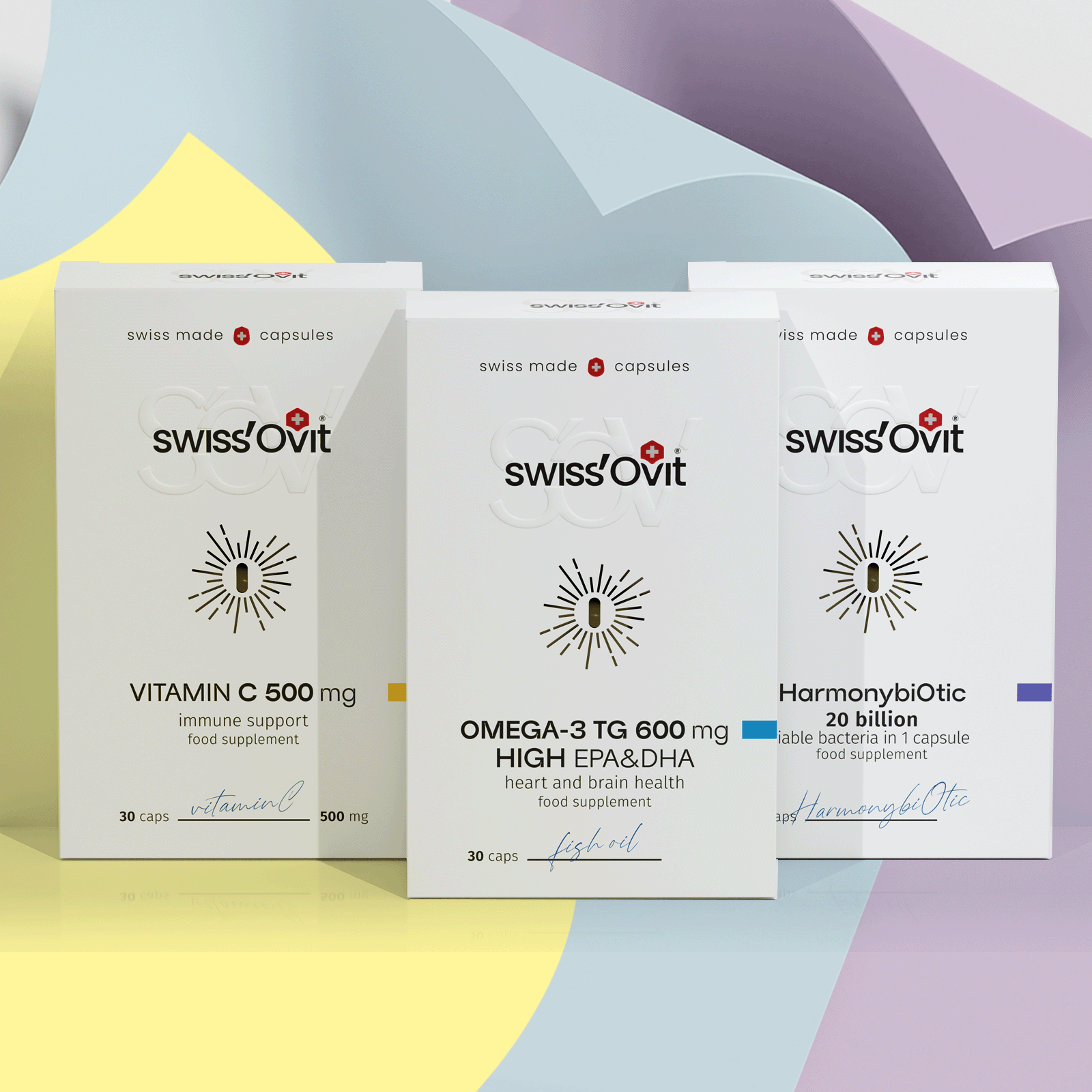 SET Complexe Peau Radieuse (Vitamine C + Oméga‑3 + HarmonybiOtic)