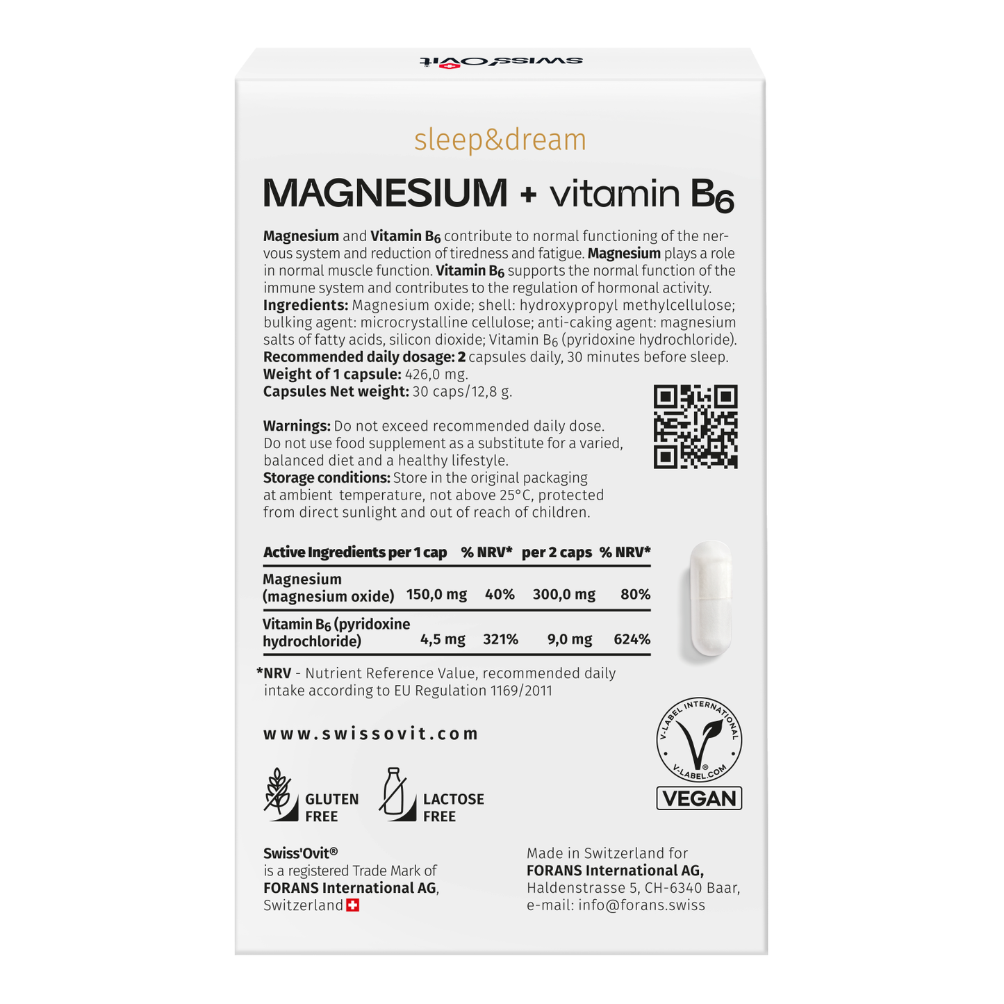 MAGNESIUM + vitamin B6
