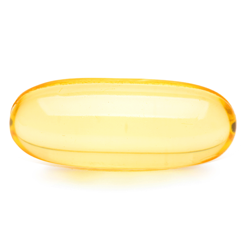 Fish oil softgel capsule