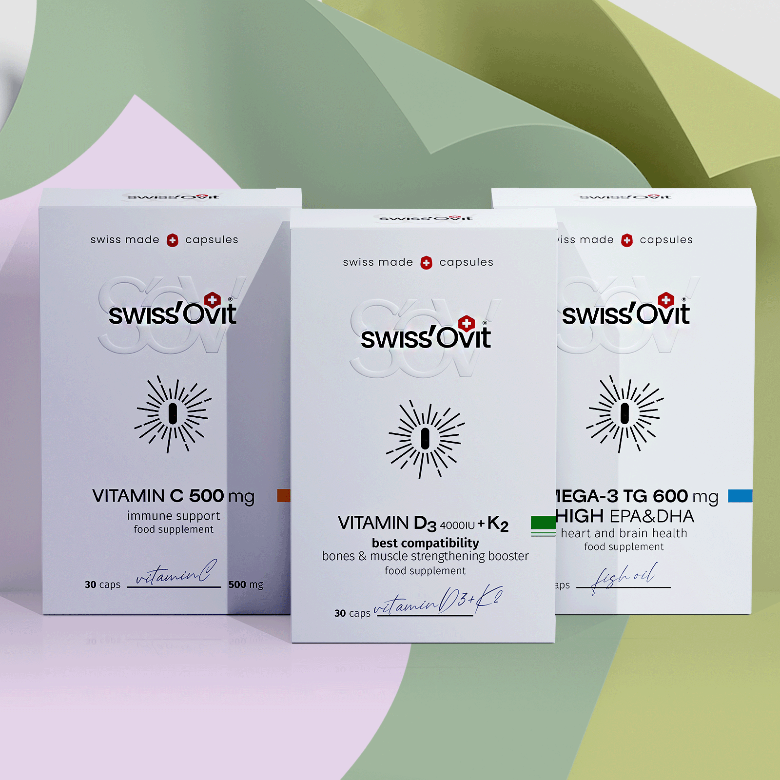 Daily Essentials SET (Vitamin C + Vitamin D3+K2 + Omega‑3)