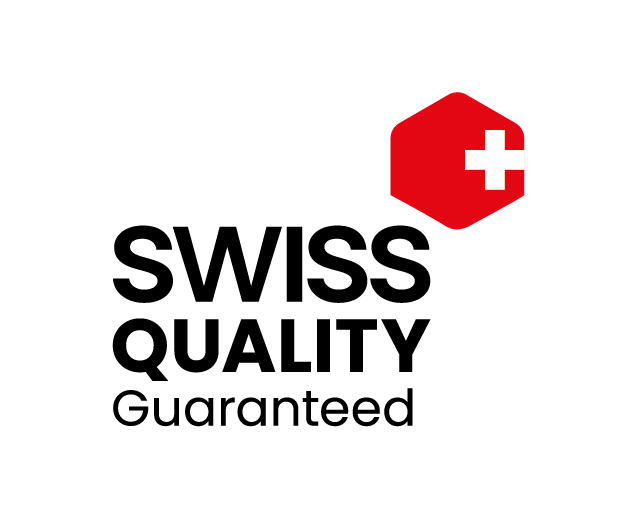 Swiss quality guaranteed badge